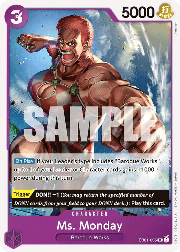 Ms. Monday (EB01-035) [Extra Booster: Memorial Collection] | Jack's On Queen