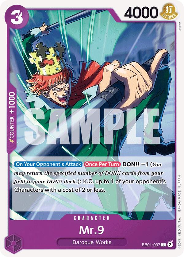 Mr. 9 (EB01-037) [Extra Booster: Memorial Collection] | Jack's On Queen