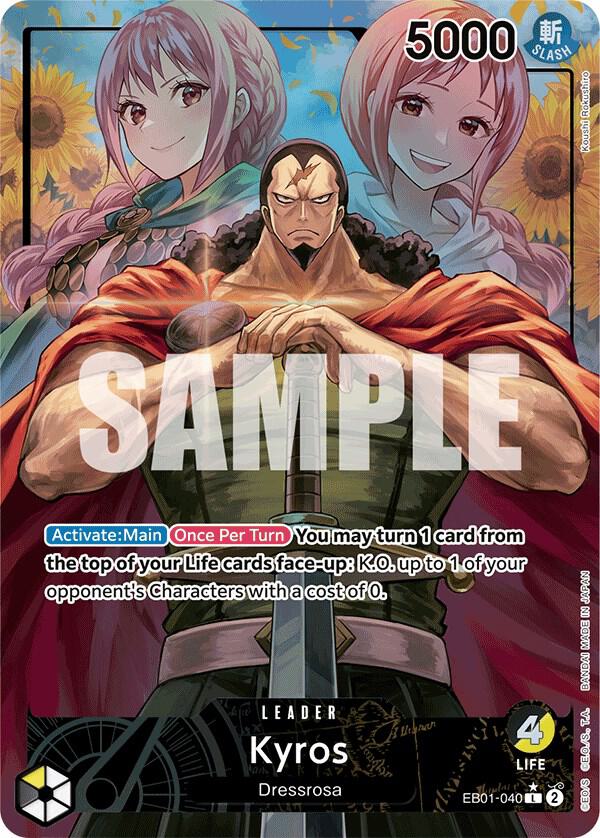 Kyros (Alternate Art) (EB01-040) [Extra Booster: Memorial Collection] | Jack's On Queen