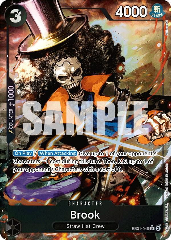 Brook (046) (Alternate Art) (EB01-046) [Extra Booster: Memorial Collection] | Jack's On Queen