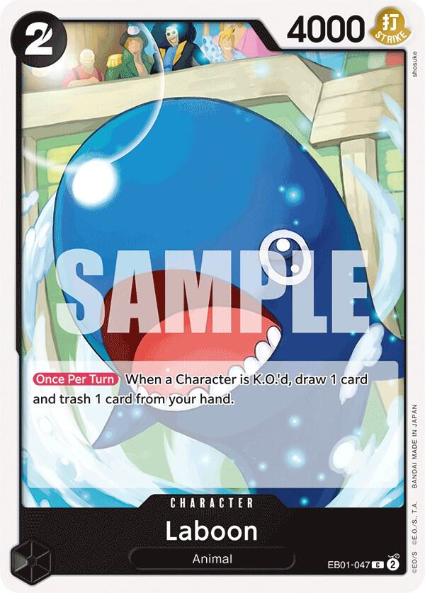 Laboon (047) (EB01-047) [Extra Booster: Memorial Collection] | Jack's On Queen