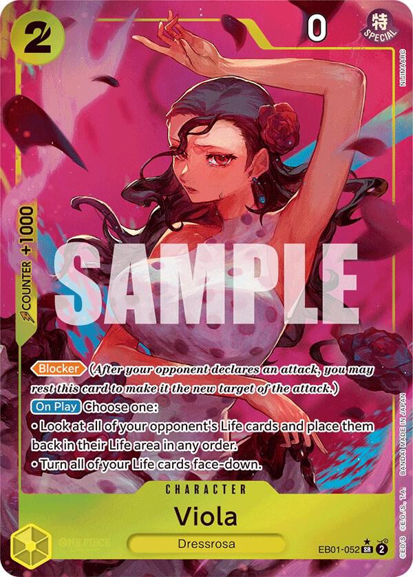 Viola (Alternate Art) (EB01-052) [Extra Booster: Memorial Collection] | Jack's On Queen