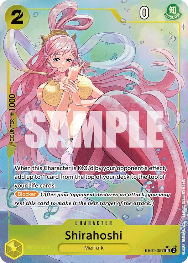 Shirahoshi (Alternate Art) (EB01-057) [Extra Booster: Memorial Collection] | Jack's On Queen