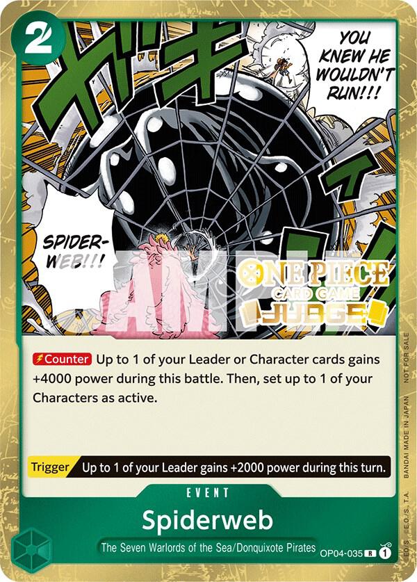 Spiderweb (Judge Pack Vol. 3) (OP04-035) [One Piece Promotion Cards] | Jack's On Queen