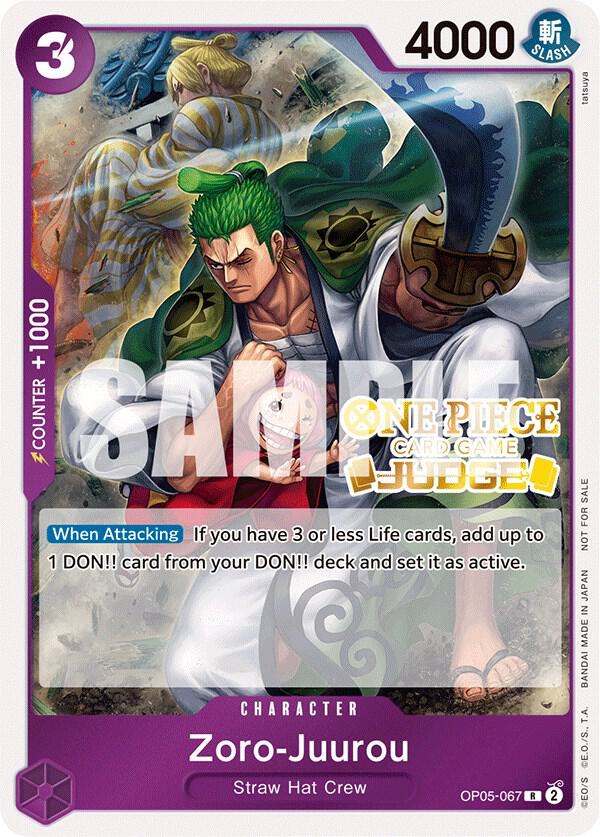 Zoro-Juurou (Judge Pack Vol. 3) (OP05-067) [One Piece Promotion Cards] | Jack's On Queen