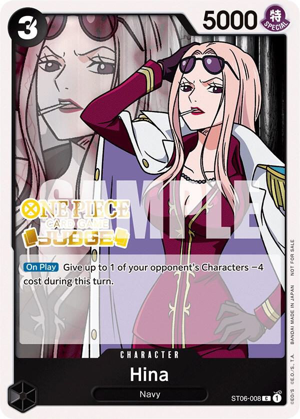 Hina (Judge Pack Vol. 3) (ST06-008) [One Piece Promotion Cards] | Jack's On Queen
