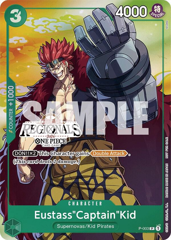Eustass"Captain"Kid (Offline Regional 2024 Vol. 2) [Participant] (P-003) [One Piece Promotion Cards] | Jack's On Queen