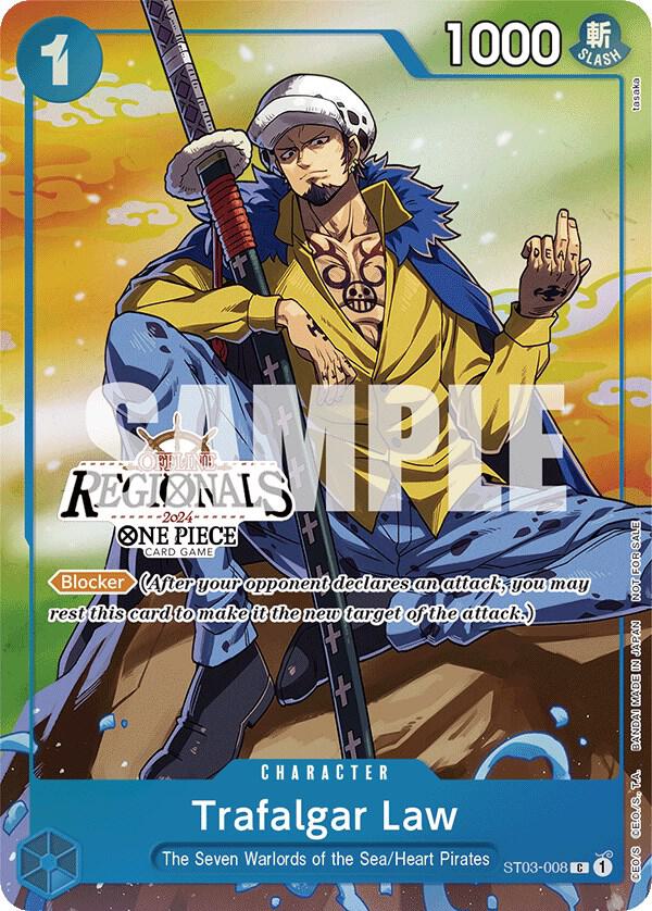 Trafalgar Law (Offline Regional 2024 Vol. 2) [Participant] (ST03-008) [One Piece Promotion Cards] | Jack's On Queen