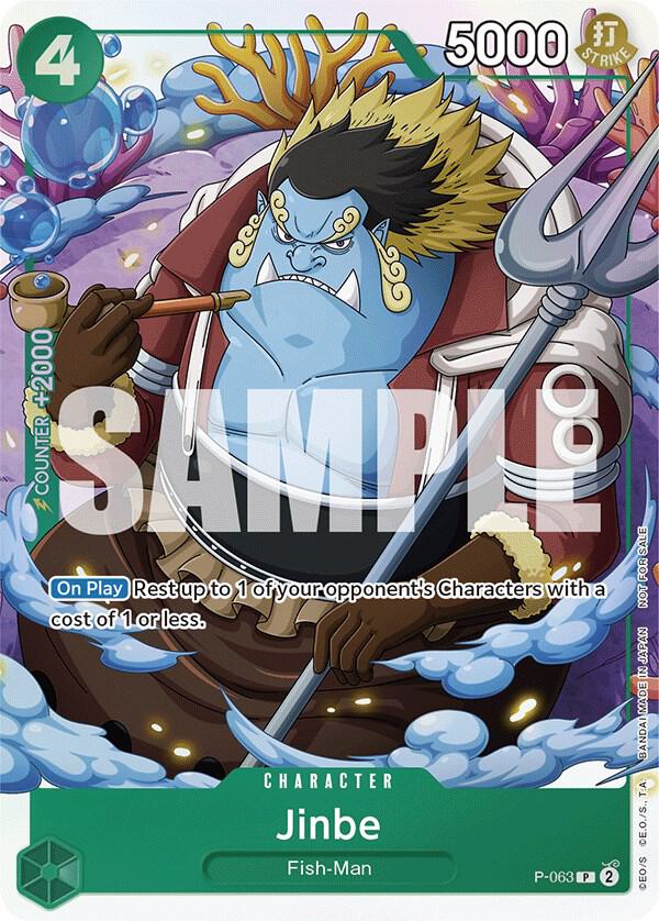 Jinbe (Event Pack Vol. 4) (P-063) [One Piece Promotion Cards] | Jack's On Queen