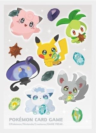 Card Sleeves - Evolution Stone Cuties (64-Pack) (Pokemon Center Japan Exclusive) | Jack's On Queen