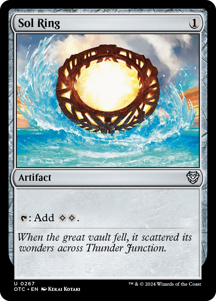 Sol Ring [Outlaws of Thunder Junction Commander] | Jack's On Queen