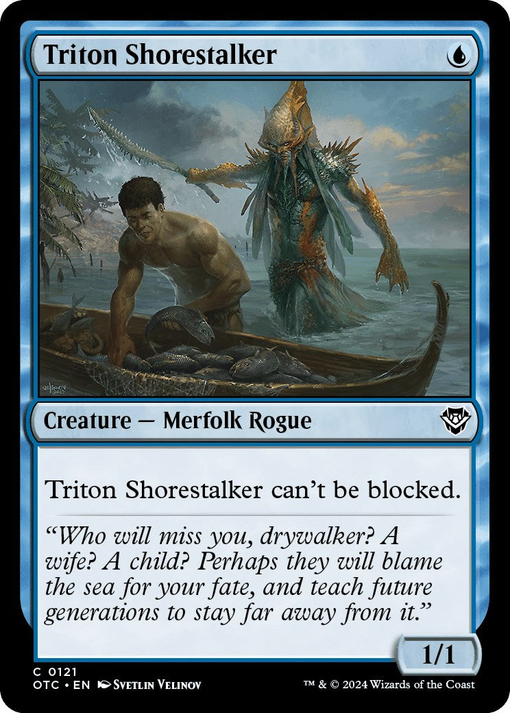 Triton Shorestalker [Outlaws of Thunder Junction Commander] | Jack's On Queen