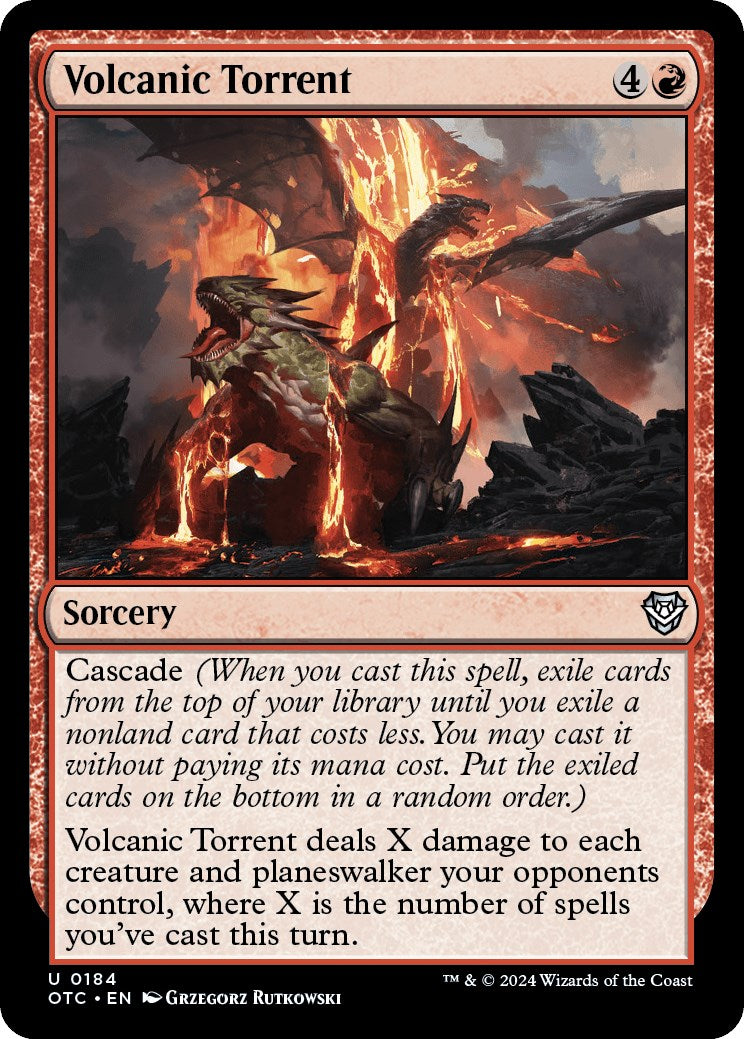 Volcanic Torrent [Outlaws of Thunder Junction Commander] | Jack's On Queen