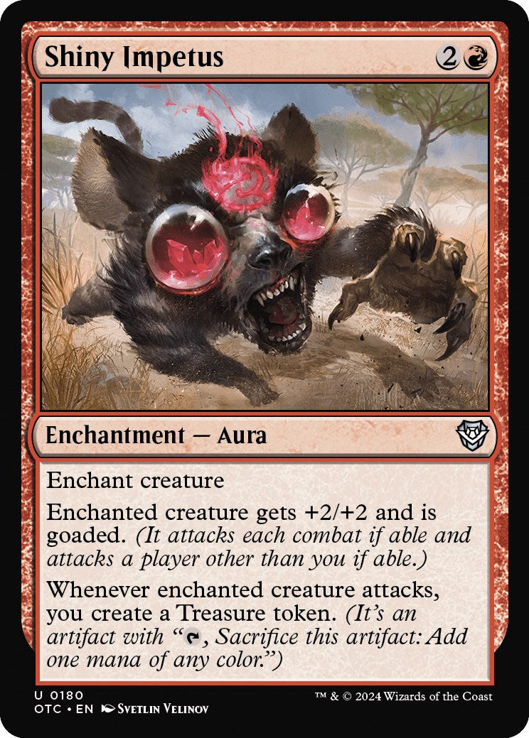 Shiny Impetus [Outlaws of Thunder Junction Commander] | Jack's On Queen