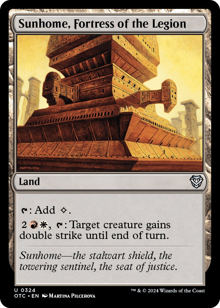Sunhome, Fortress of the Legion [Outlaws of Thunder Junction Commander] | Jack's On Queen