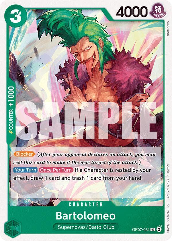 Bartolomeo (OP07-031) [500 Years in the Future] | Jack's On Queen