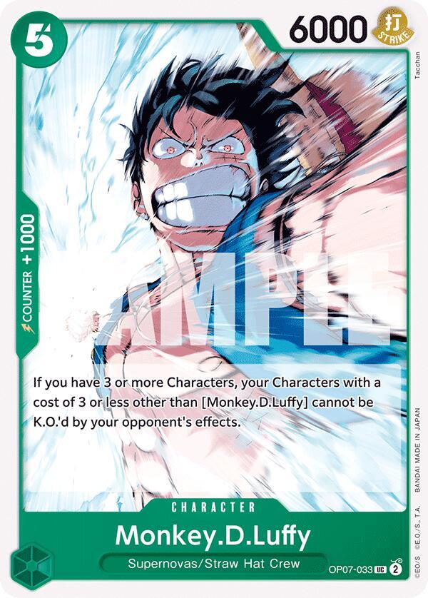 Monkey.D.Luffy (033) (OP07-033) [500 Years in the Future] | Jack's On Queen