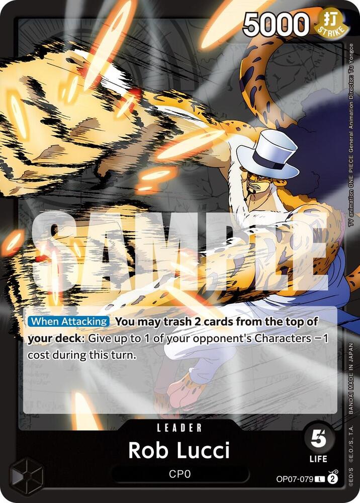 Rob Lucci (079) (OP07-079) [500 Years in the Future] | Jack's On Queen