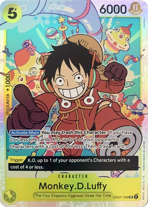 Monkey.D.Luffy (109) (OP07-109) [500 Years in the Future] | Jack's On Queen
