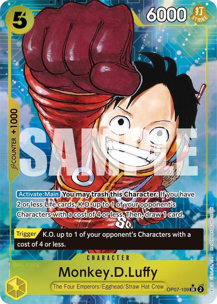 Monkey.D.Luffy (109) (Parallel) (OP07-109) [500 Years in the Future] | Jack's On Queen