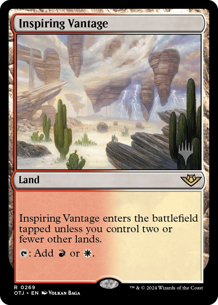 Inspiring Vantage (Promo Pack) [Outlaws of Thunder Junction Promos] | Jack's On Queen