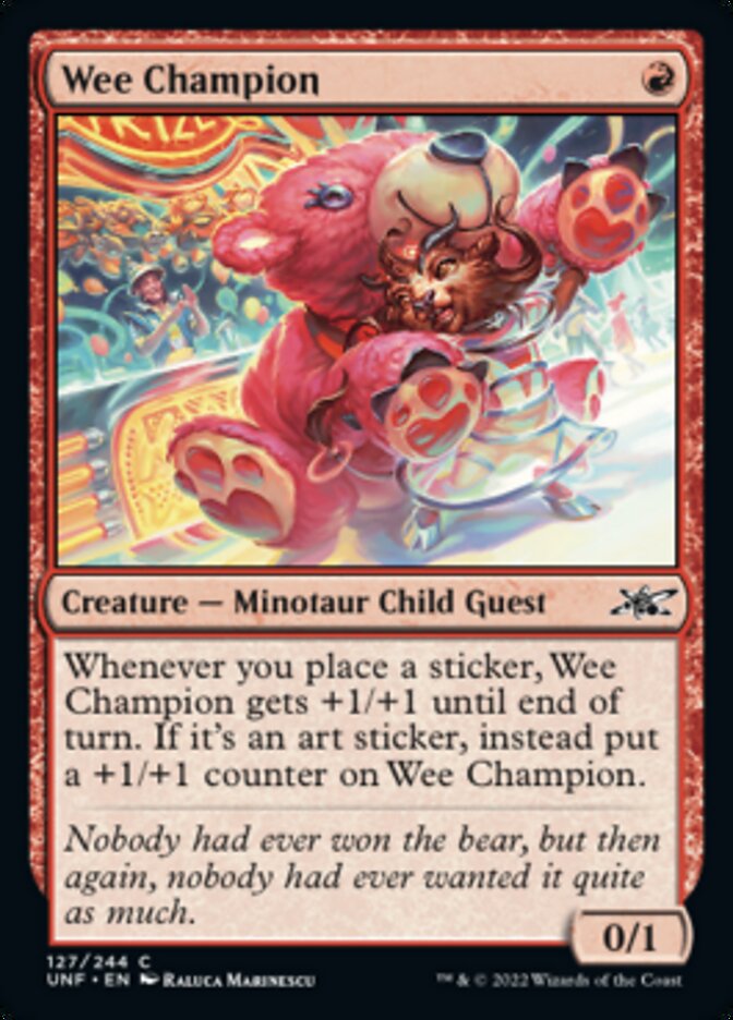 Wee Champion [Unfinity] | Jack's On Queen