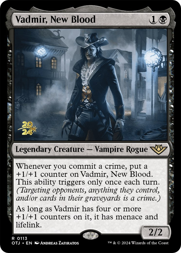 Vadmir, New Blood [Outlaws of Thunder Junction Prerelease Promos] | Jack's On Queen