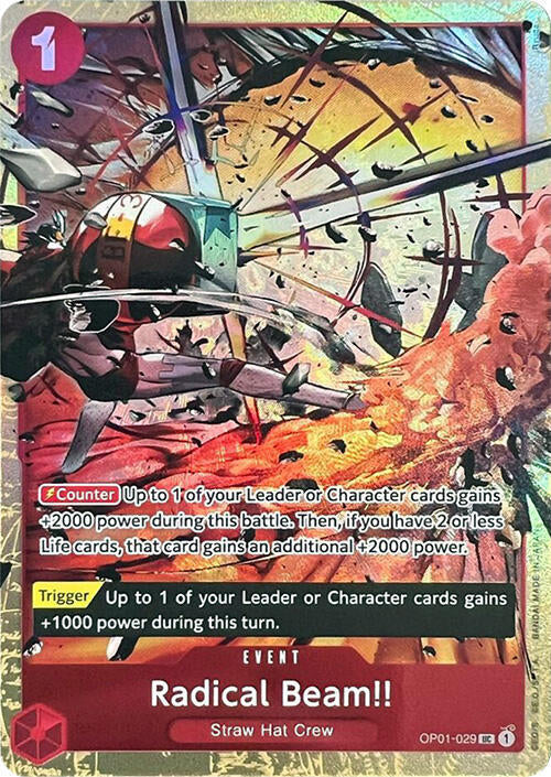 Radical Beam!! (Premium Card Collection -Best Selection Vol. 1-) (OP01-029) [One Piece Promotion Cards] | Jack's On Queen