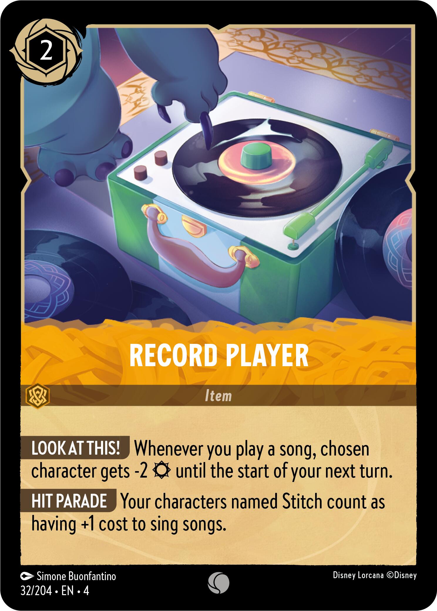 Record Player (32/204) [Ursula's Return] | Jack's On Queen
