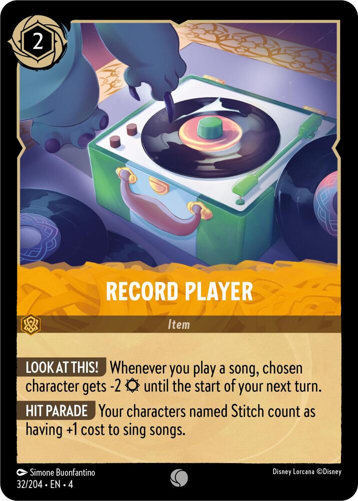Record Player (32/204) [Ursula's Return] | Jack's On Queen