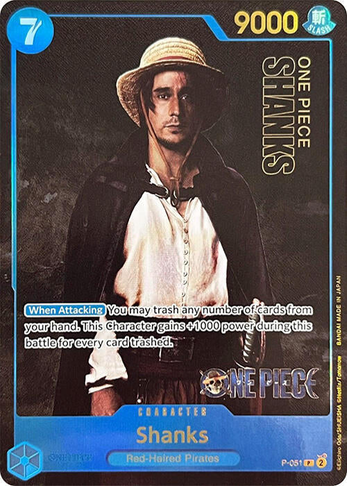 Shanks (Premium Card Collection -Live Action Edition-) (P-051) [One Piece Promotion Cards] | Jack's On Queen