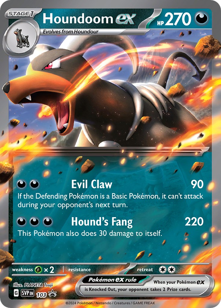 Houndoom ex (103) [Scarlet & Violet: Black Star Promos] | Jack's On Queen