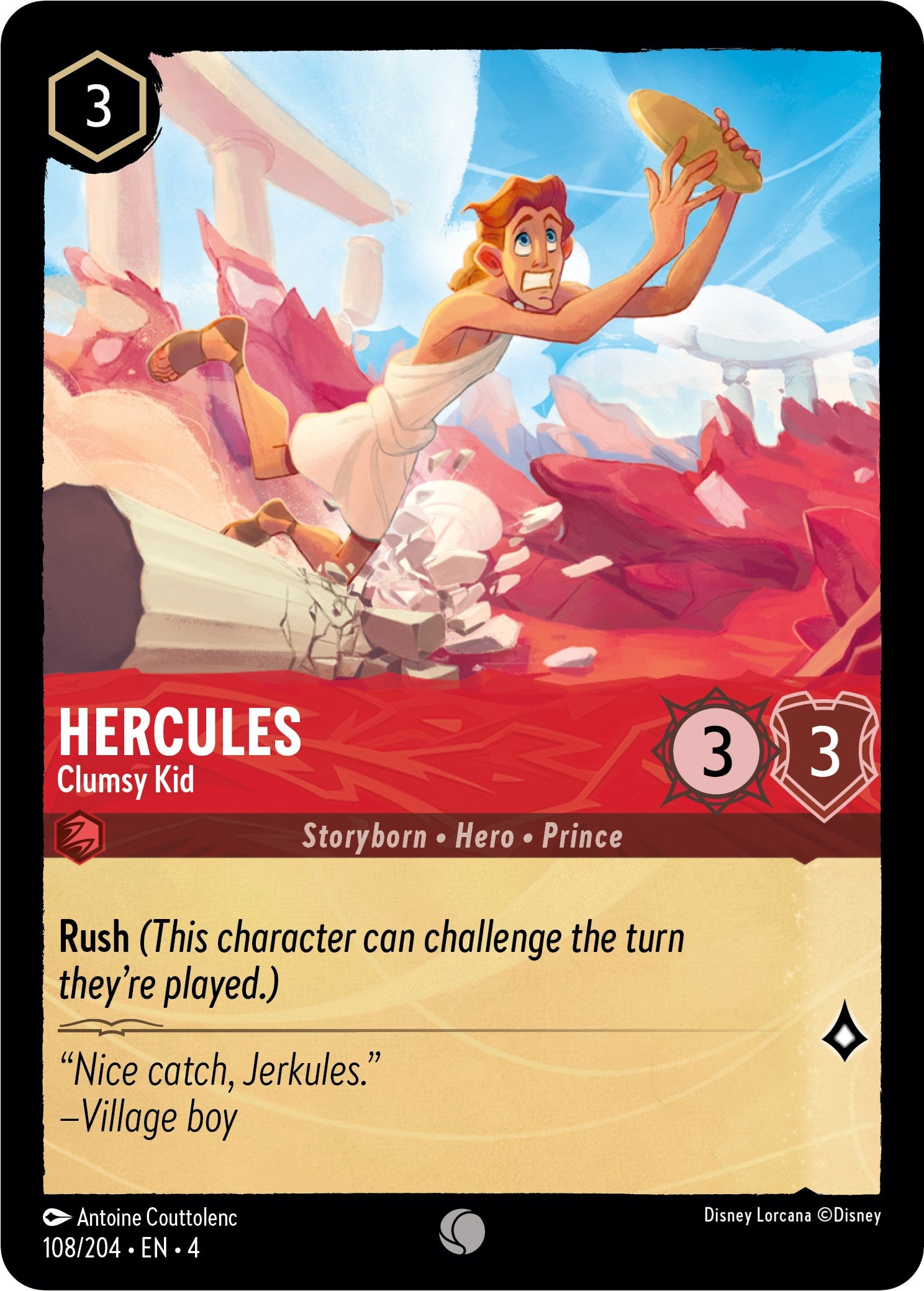 Hercules - Clumsy Kid (108/204) [Ursula's Return] | Jack's On Queen