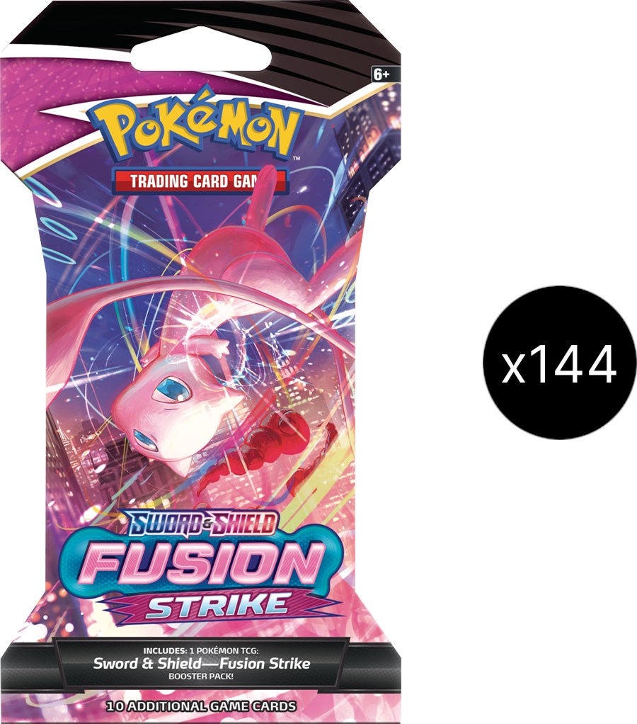 Sword & Shield: Fusion Strike - Sleeved Booster Case | Jack's On Queen