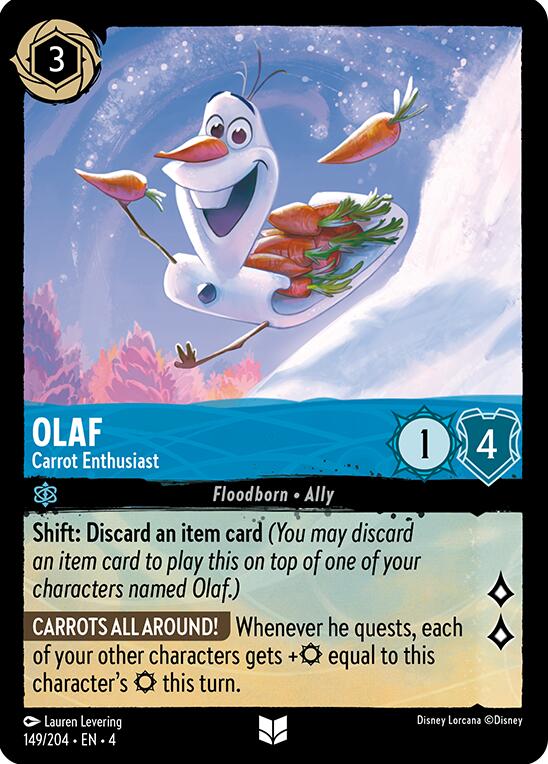 Olaf - Carrot Enthusiast (149/204) [Ursula's Return] | Jack's On Queen