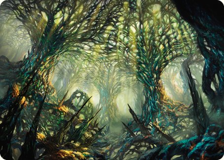 The Hunter Maze Art Card [Phyrexia: All Will Be One Art Series] | Jack's On Queen
