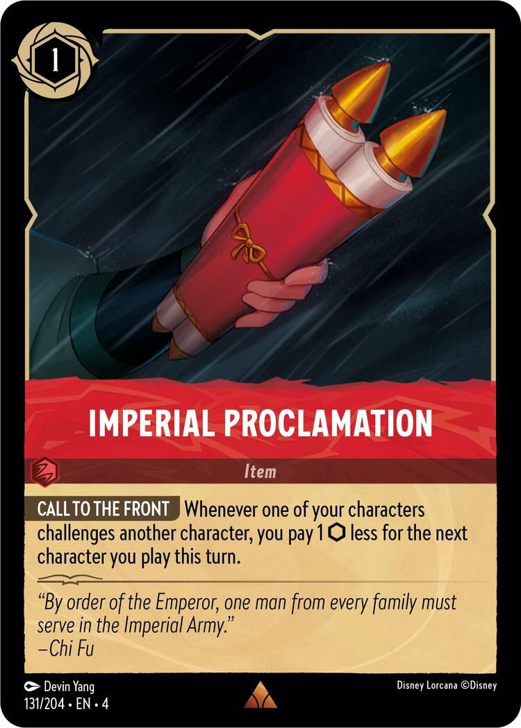 Imperial Proclamation (131/204) [Ursula's Return] | Jack's On Queen