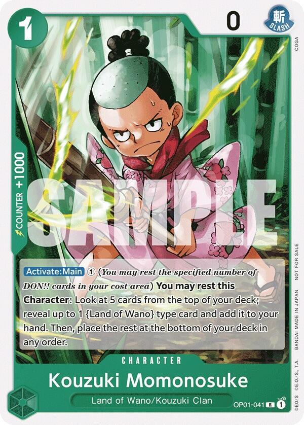 Kouzuki Momonosuke (Tournament Pack Vol. 7) (OP01-041) [One Piece Promotion Cards] | Jack's On Queen