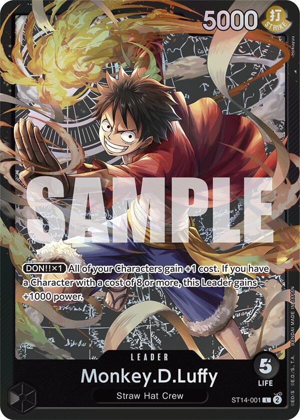 Monkey.D.Luffy (001) (ST14-001) [Starter Deck 14: 3D2Y] | Jack's On Queen