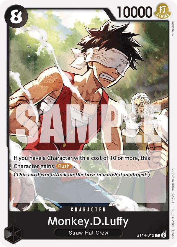 Monkey.D.Luffy (012) (ST14-012) [Starter Deck 14: 3D2Y] | Jack's On Queen