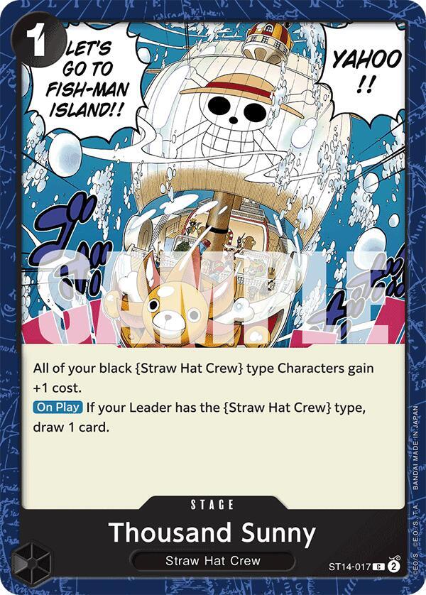 Thousand Sunny (ST14-017) [Starter Deck 14: 3D2Y] | Jack's On Queen