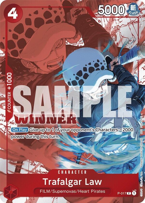 Trafalgar Law (Winner Pack Vol. 7) (P-017) [One Piece Promotion Cards] | Jack's On Queen