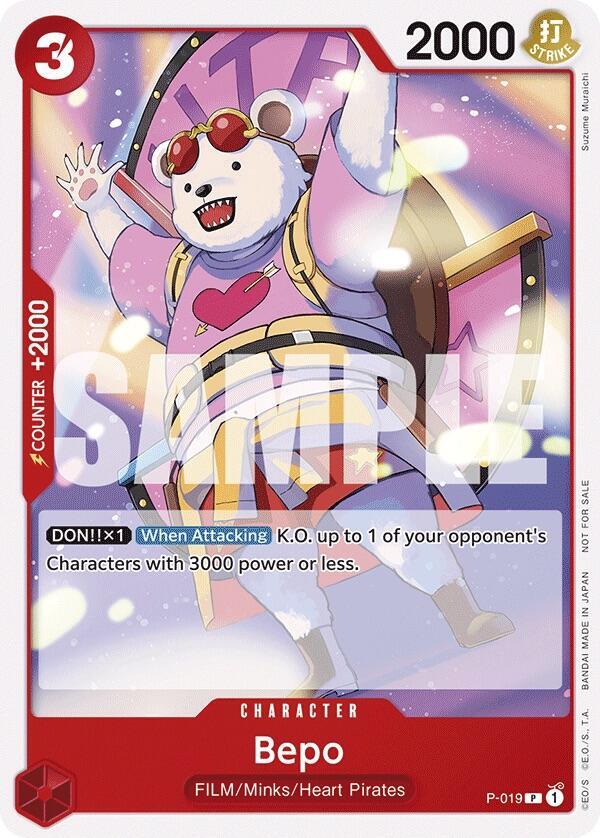 Bepo (Tournament Pack Vol. 7) (P-019) [One Piece Promotion Cards] | Jack's On Queen