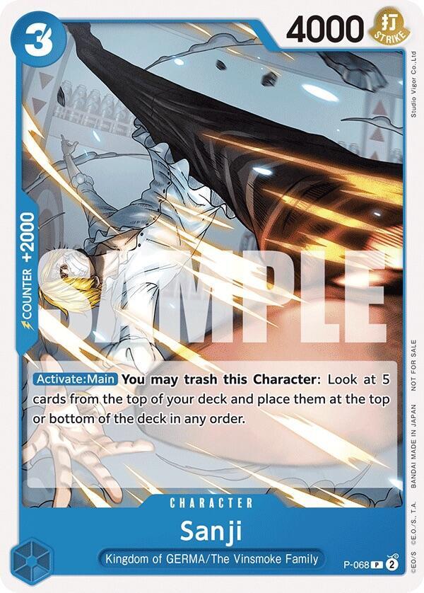 Sanji (Pirates Party Vol. 7) (P-068) [One Piece Promotion Cards] | Jack's On Queen