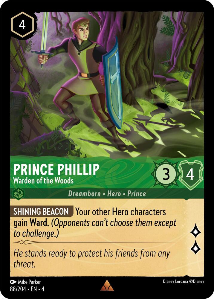 Prince Phillip - Warden of the Woods (88/204) [Ursula's Return] | Jack's On Queen