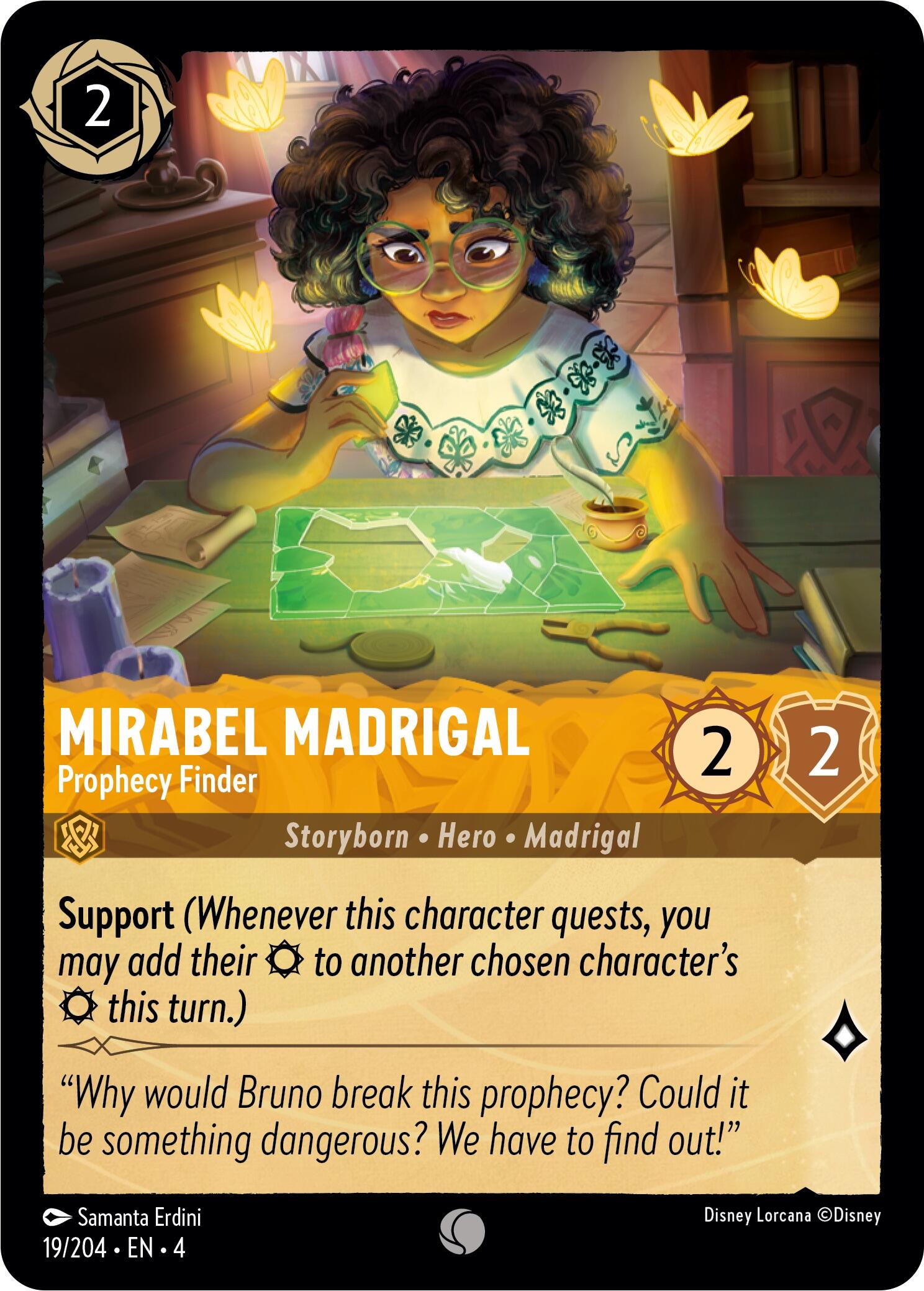 Mirabel Madrigal - Prophecy Finder (19/204) [Ursula's Return] | Jack's On Queen