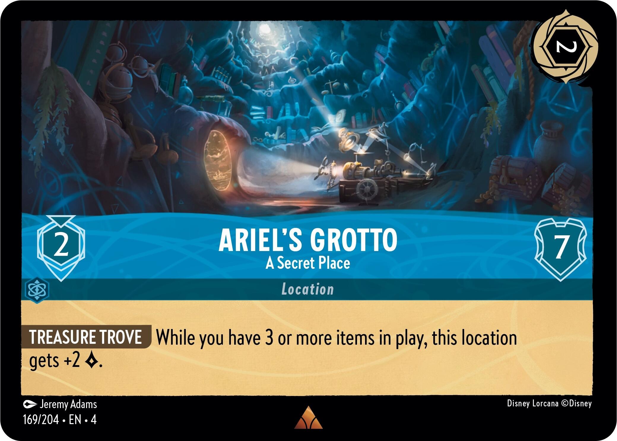 Ariel's Grotto - A Secret Place (169/204) [Ursula's Return] | Jack's On Queen