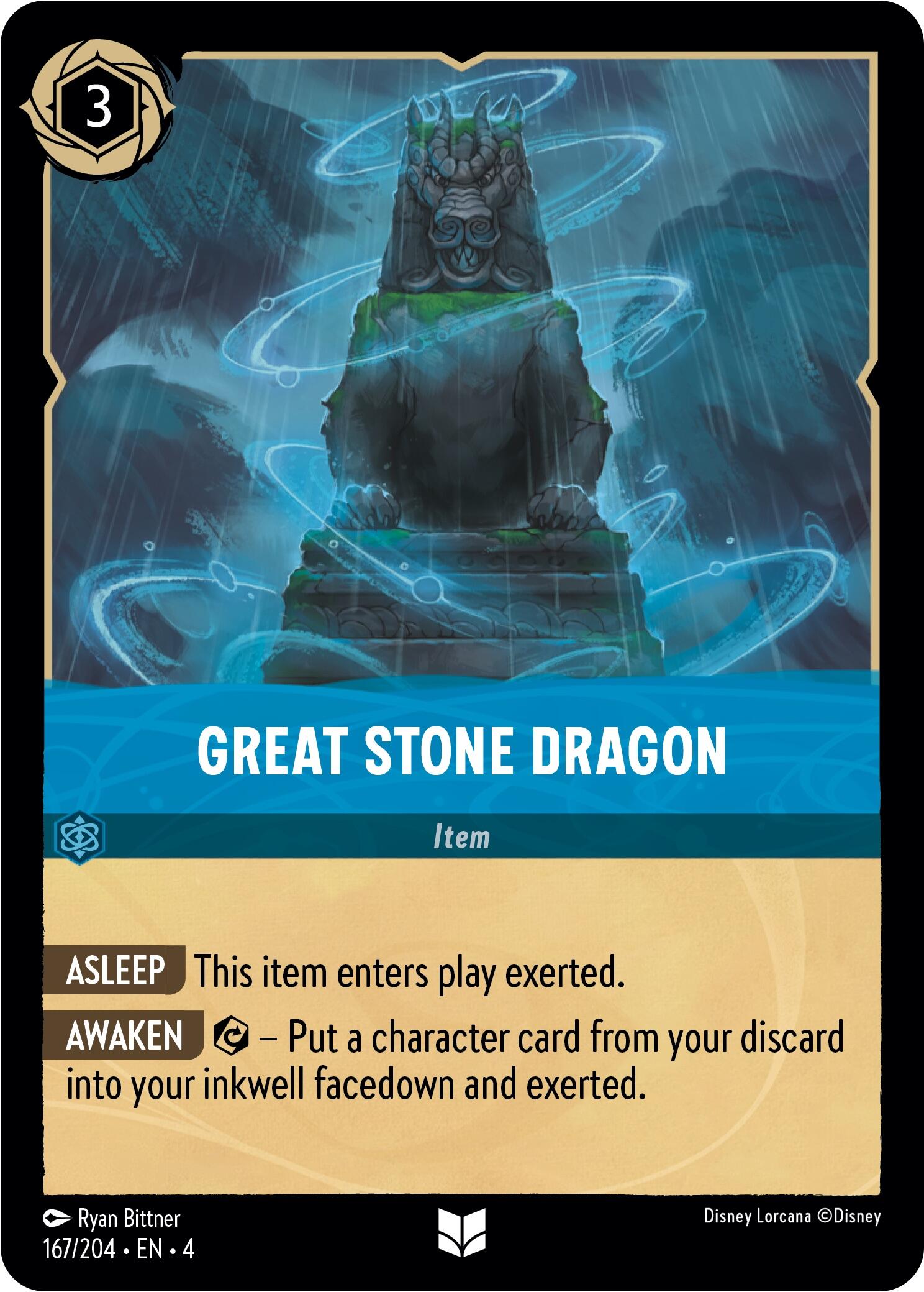 Great Stone Dragon (167/204) [Ursula's Return] | Jack's On Queen