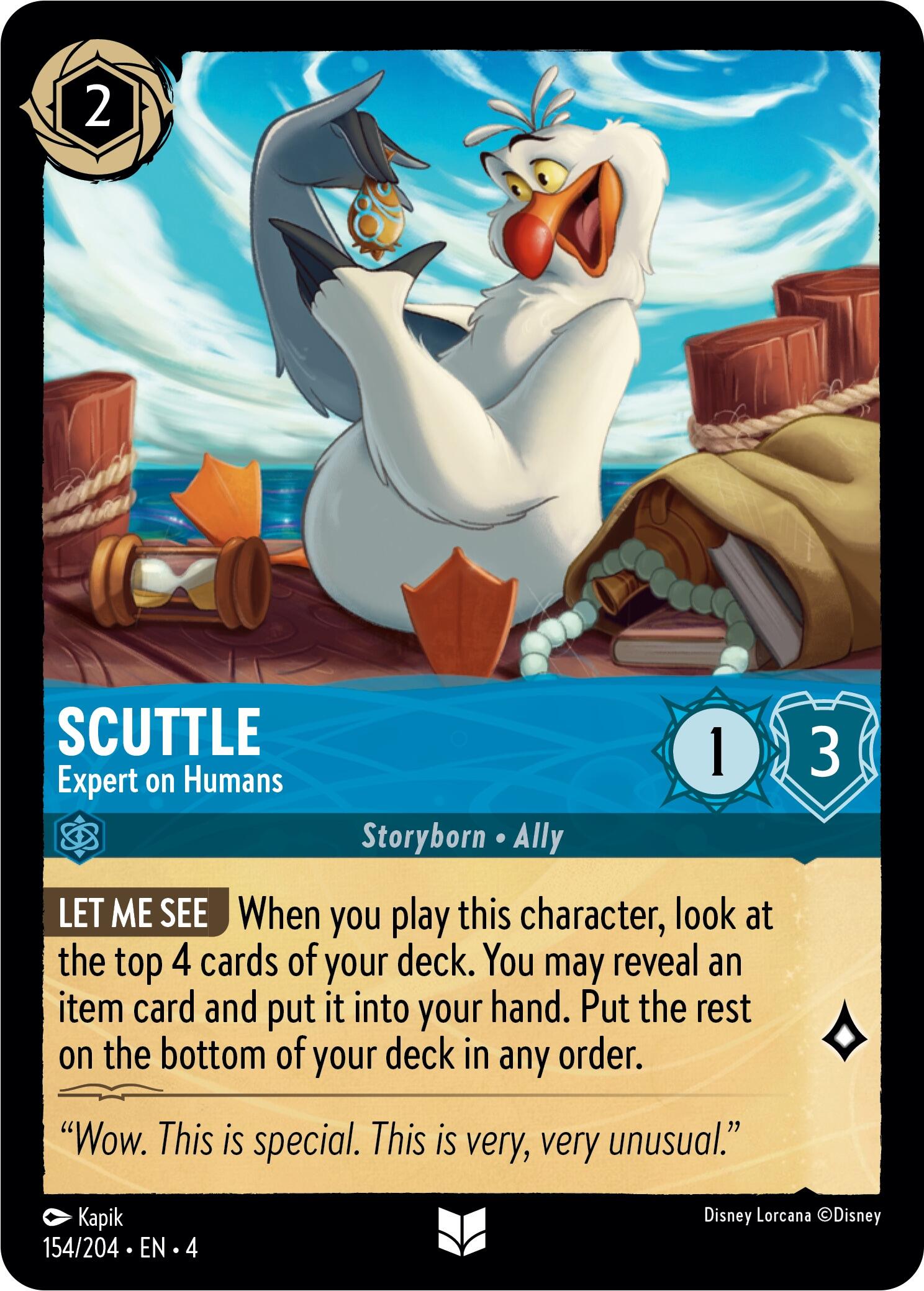 Scuttle - Expert on Humans (154/204) [Ursula's Return] | Jack's On Queen