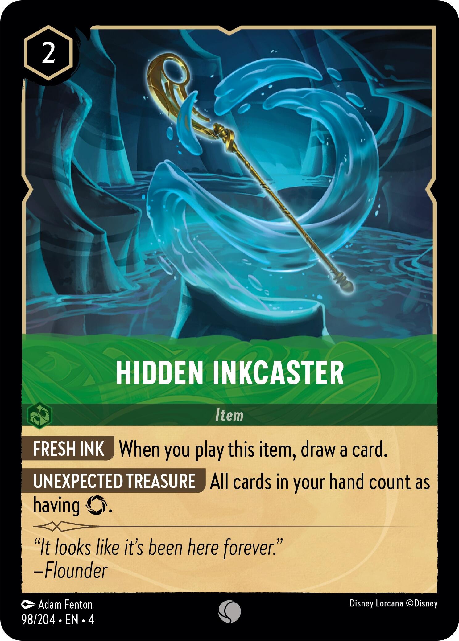 Hidden Inkcaster (98/204) [Ursula's Return] | Jack's On Queen